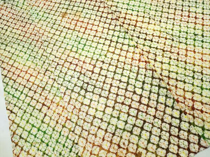平和屋着物∴夏物 浴衣 有松鳴海絞り 蜘蛛絞り 霞文 綿 逸品 CABB6726ng