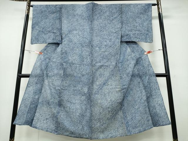 平和屋着物∴夏物 男性 浴衣 有松鳴海絞り 三浦絞り 綿 逸品 CABB6733ng