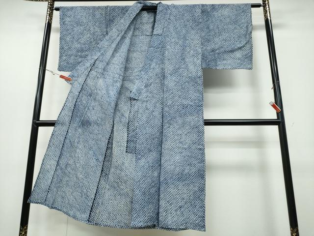 平和屋着物∴夏物 男性 浴衣 有松鳴海絞り 三浦絞り 綿 逸品 CABB6733ng