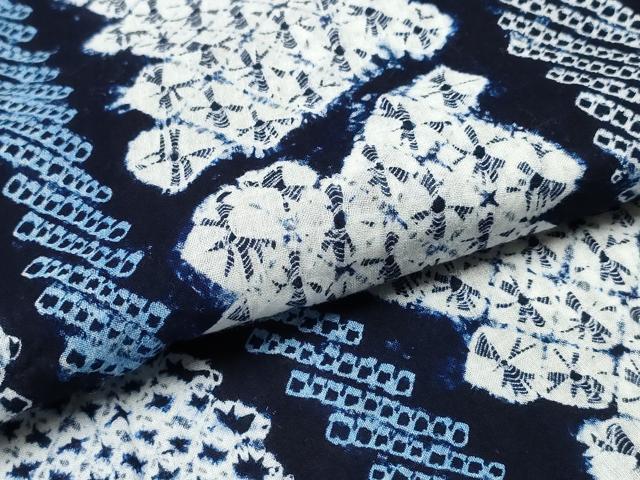 平和屋着物∴夏物 浴衣 有松鳴海絞り 竹縞 綿 逸品 CABB6743ng