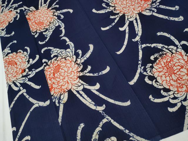 平和屋着物∴夏物 浴衣 乱菊 綿 逸品 CABB6746ng