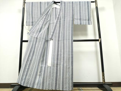 平和屋着物∴夏物 浴衣 献上 綿 逸品 CABB6747ng
