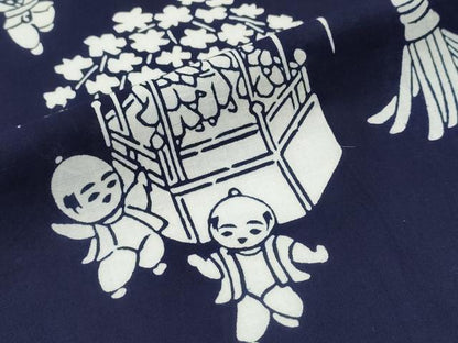 平和屋着物∴夏物 浴衣 唐子遊び 綿 逸品 CABB6748ng