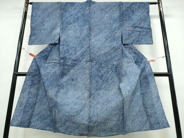 平和屋着物∴夏物 男性 浴衣 有松鳴海絞り 三浦絞り 綿 逸品 CABB6759ng