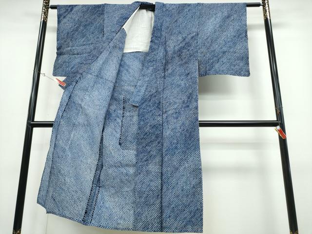 平和屋着物∴夏物 男性 浴衣 有松鳴海絞り 三浦絞り 綿 逸品 CABB6759ng