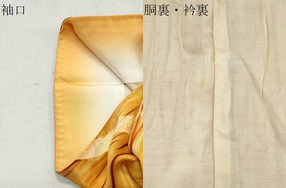 平和屋着物▼上質な小紋　変わり縞　正絹　逸品　CABB6801th