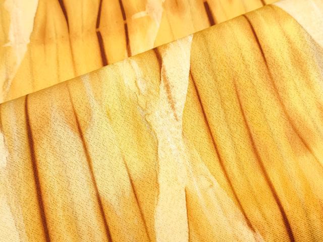平和屋着物▼上質な小紋　変わり縞　正絹　逸品　CABB6801th