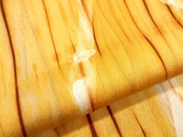 平和屋着物▼上質な小紋　変わり縞　正絹　逸品　CABB6801th