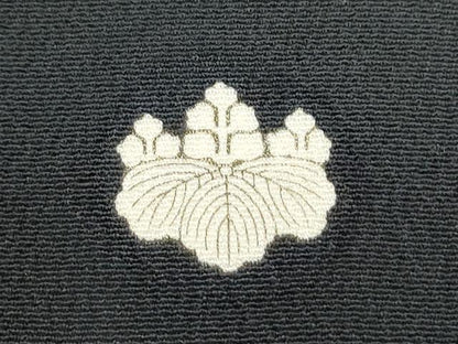 平和屋着物▼豪華黒留袖 駒刺繍 向かい鳥天井花文 金彩 正絹 逸品 CABB6842th