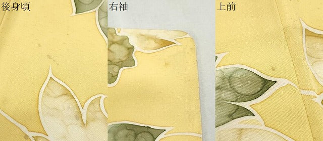 平和屋着物▼上質な小紋　手描き　草花文　正絹　逸品　CABB7060th