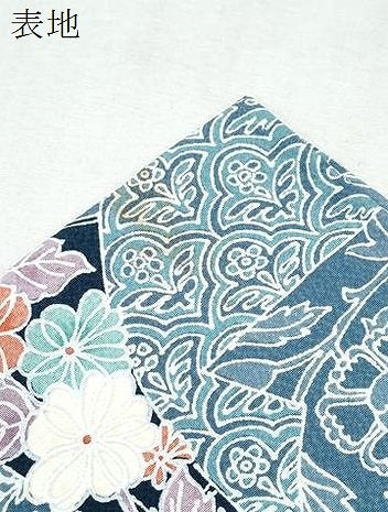 平和屋着物▽上質な小紋 単衣 吉祥草花文 正絹 逸品 CABB7084th