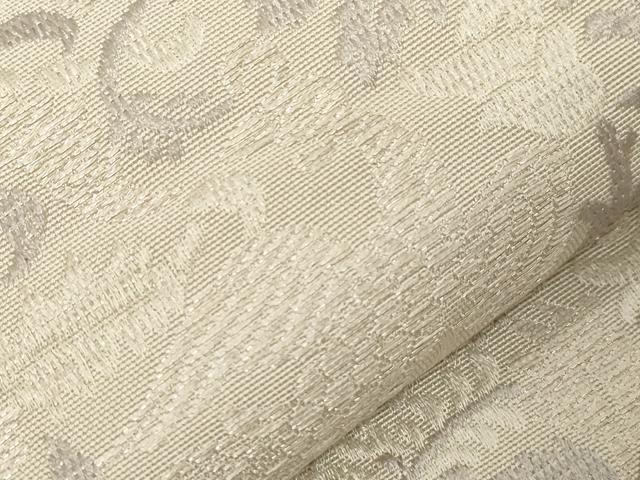 平和屋着物●本場筑前博多織 八寸名古屋帯 更紗花鳥文 正絹 逸品 CABB7205dy