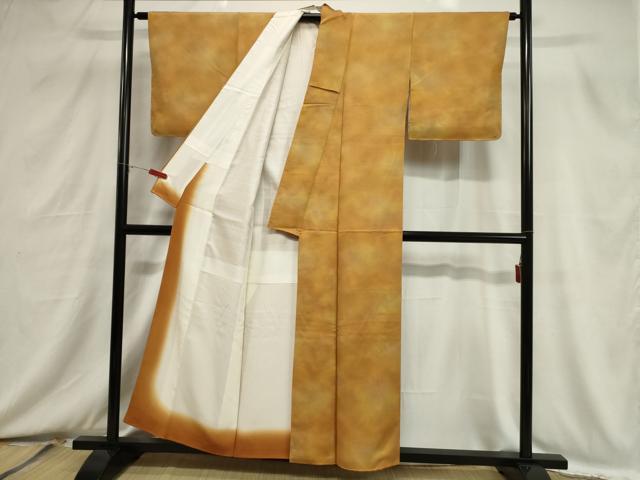 平和屋着物■上質な小紋　霞文　暈し染め　正絹　逸品　CABB7300dy
