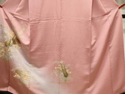 平和屋着物■訪問着　楽器花文　暈し染め　金彩　やまと誂製　正絹　逸品　CABB7304dy