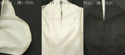 平和屋着物■豪華黒留袖　手描き　枝花文　正絹　逸品　CABB7321dy