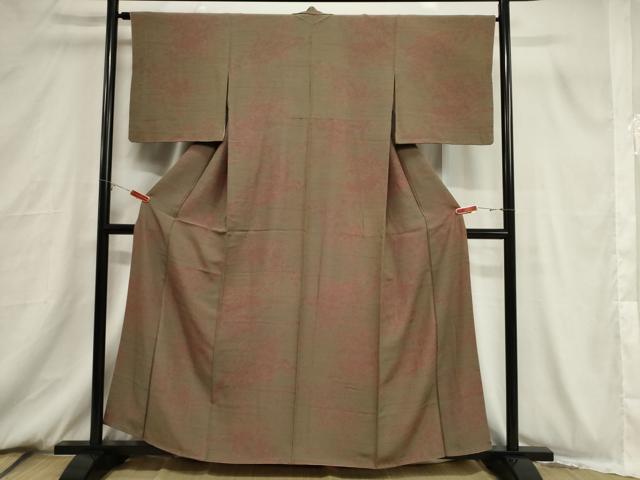 平和屋着物■上質な小紋　流水草花文　やまと誂製　正絹　逸品　CABB7326dy
