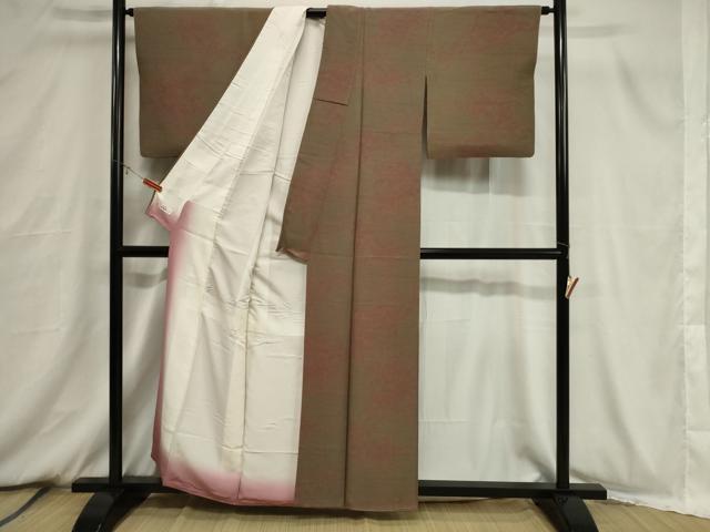 平和屋着物■上質な小紋　流水草花文　やまと誂製　正絹　逸品　CABB7326dy