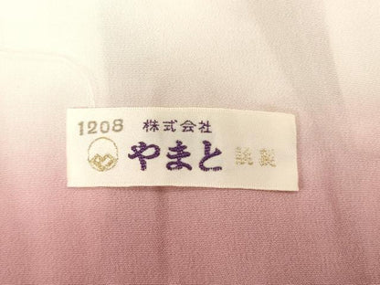 平和屋着物■上質な小紋　流水草花文　やまと誂製　正絹　逸品　CABB7326dy