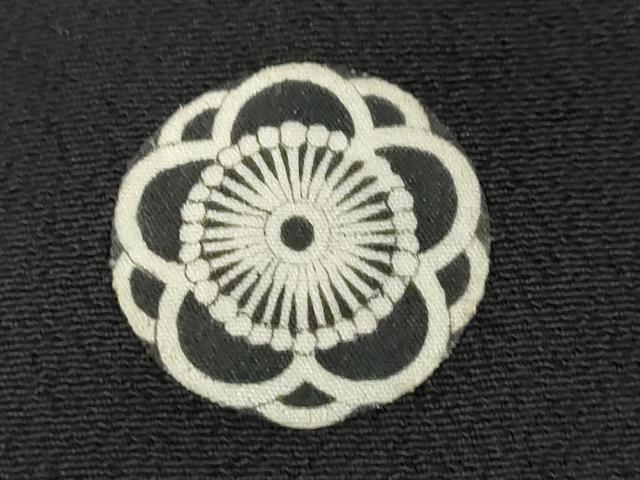 平和屋着物■豪華黒留袖 青海波枝松文 金彩 正絹 逸品 CABB7354dy