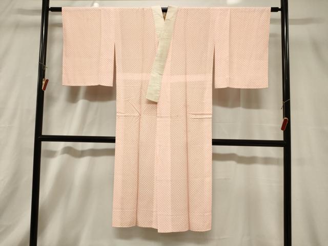 平和屋着物■長襦袢 袷 市松文様 正絹 逸品 CABB7391dy