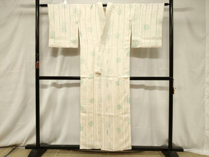 平和屋着物■長襦袢　袷　竹舞花間道地紋　暈し染め　正絹　逸品　CABB7392dy