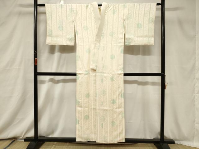平和屋着物■長襦袢　袷　竹舞花間道地紋　暈し染め　正絹　逸品　CABB7392dy