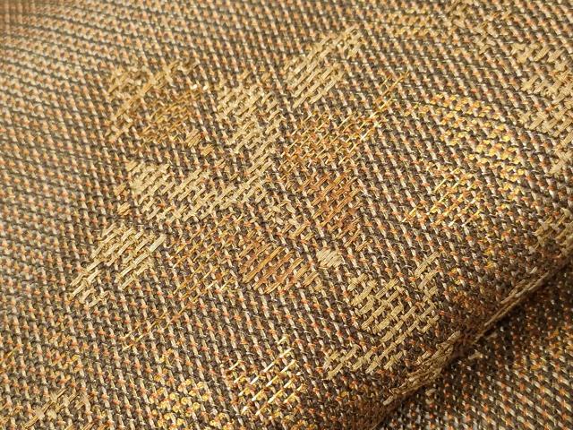 平和屋着物●ひなや工房 くむ・あむ・おる 伊豆蔵明彦 太鼓柄袋帯 刺繍 吉祥花文 金糸 正絹 逸品 CABB7541dy