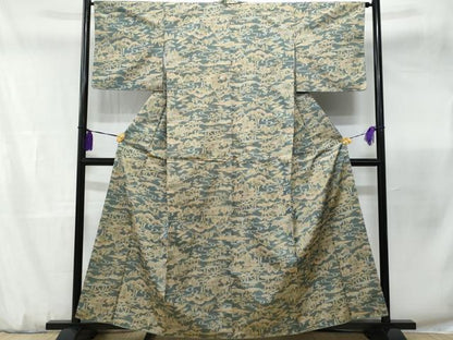 平和屋着物■上質な紬　御所解文　正絹　逸品　CABB7628fb
