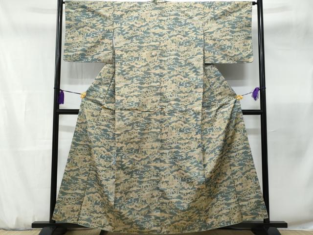 平和屋着物■上質な紬　御所解文　正絹　逸品　CABB7628fb
