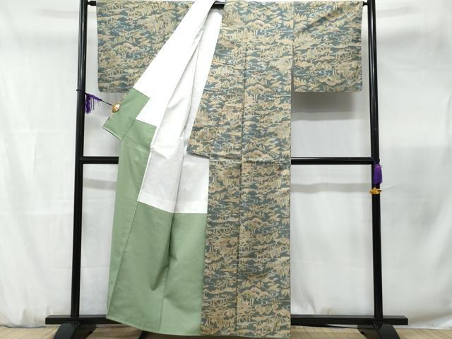 平和屋着物■上質な紬　御所解文　正絹　逸品　CABB7628fb