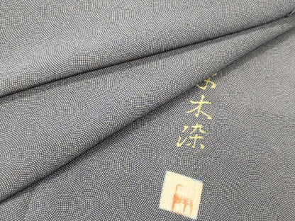 平和屋着物●江戸小紋　鮫小紋柄　正絹　逸品　未使用　CABB7722fb