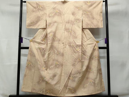 平和屋着物■上質な紬　器物文　正絹　逸品　CABB7744fb