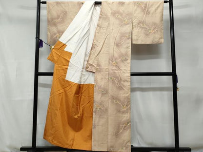 平和屋着物■上質な紬　器物文　正絹　逸品　CABB7744fb
