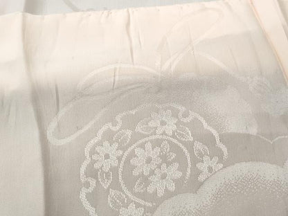 平和屋着物■長襦袢 無双仕立て 鏡裏地紋 暈し染め 正絹 逸品 CABB7759fb