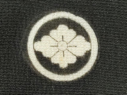 平和屋着物■豪華黒留袖 刺繍 尾長鳥枝花文 金彩 正絹 逸品 CABB7975fb