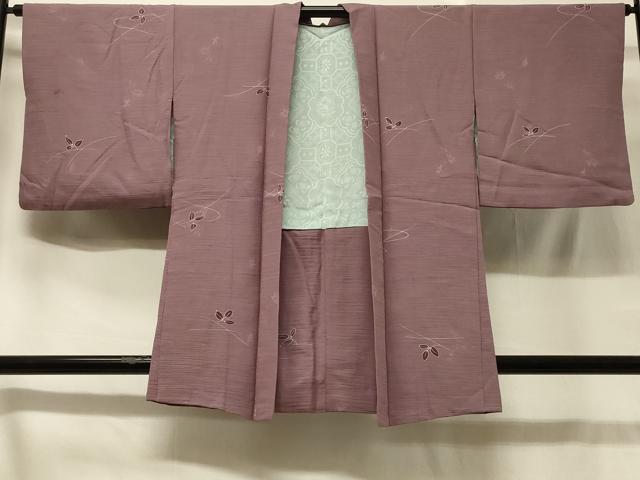 平和屋着物＃羽織　舞葉文　正絹　逸品　CABB8035in
