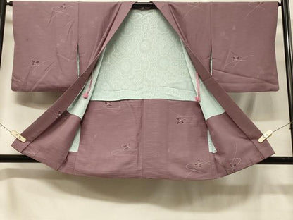 平和屋着物＃羽織　舞葉文　正絹　逸品　CABB8035in