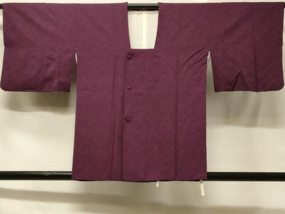 平和屋着物＃羽織 立波地紋 蒲葡色 正絹 逸品 CABB8110in