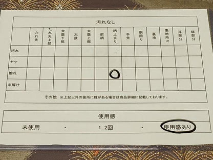 平和屋着物◎六通柄袋帯　彩匠錦　若松葉文　金銀糸　正絹　逸品　CABB8313in