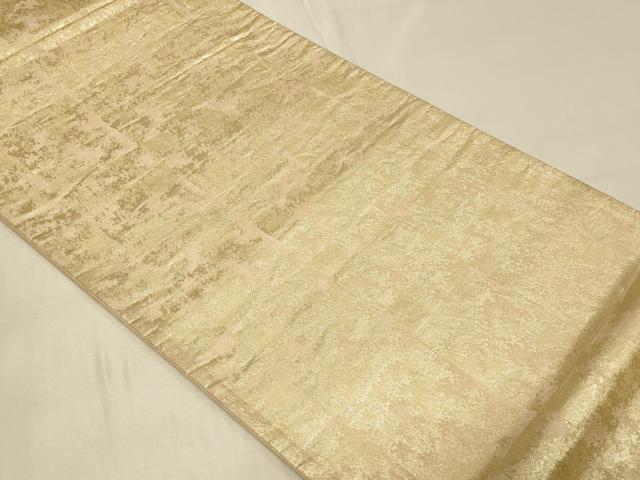 平和屋着物◎六通柄袋帯 市松霞文 金糸 鈴乃屋扱い 正絹 逸品 CABB8328in