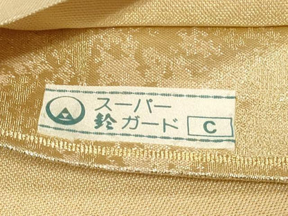 平和屋着物◎六通柄袋帯 市松霞文 金糸 鈴乃屋扱い 正絹 逸品 CABB8328in