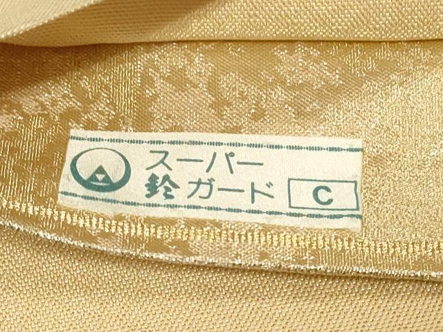 平和屋着物◎六通柄袋帯 市松霞文 金糸 鈴乃屋扱い 正絹 逸品 CABB8328in