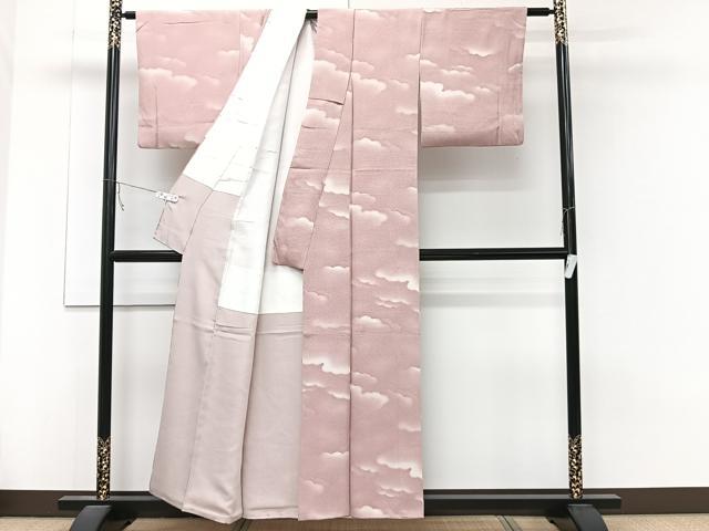 平和屋着物■江戸小紋　霞文　正絹　逸品　CABB8414xi
