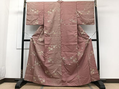 平和屋着物■小紋 舞花間道 洗える着物 CABB8455xi