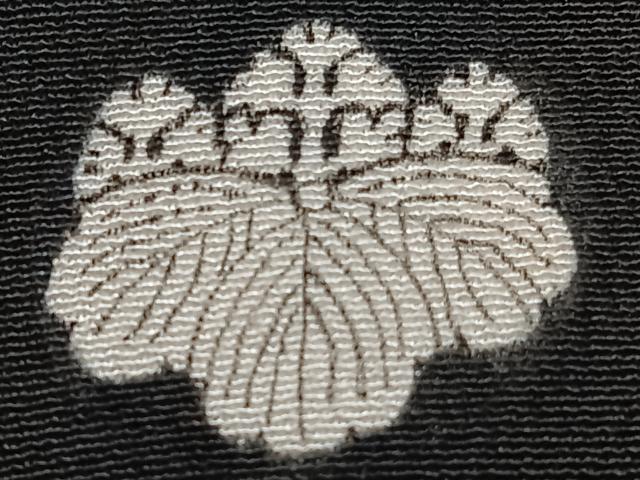 平和屋着物■豪華黒留袖　刺繍　花鳥文　金彩　正絹　逸品　CABB8576xi