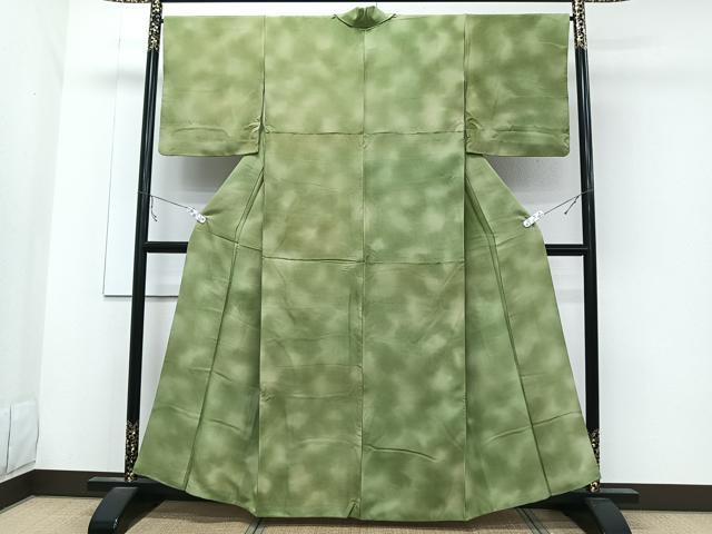 平和屋着物■上質な小紋 霞文 暈し染め 正絹 逸品 CABB8726xi