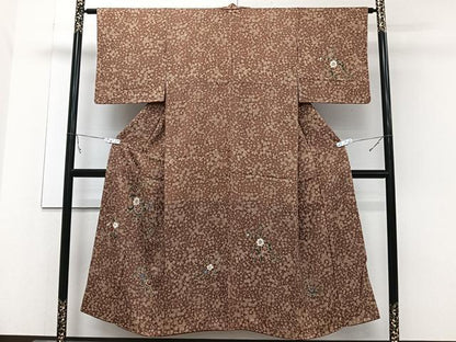 平和屋着物■訪問着　花唐草文　金彩　正絹　逸品　CABB8730xi