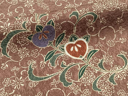 平和屋着物■訪問着　花唐草文　金彩　正絹　逸品　CABB8730xi