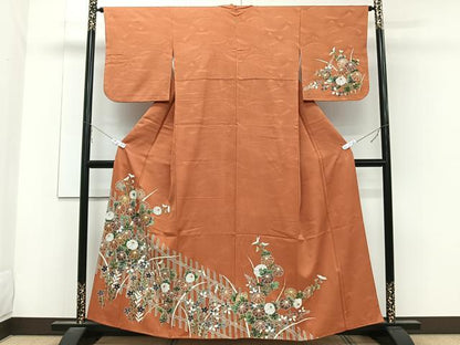 平和屋着物■訪問着 花籬 金彩 正絹 逸品 CABB8757xi