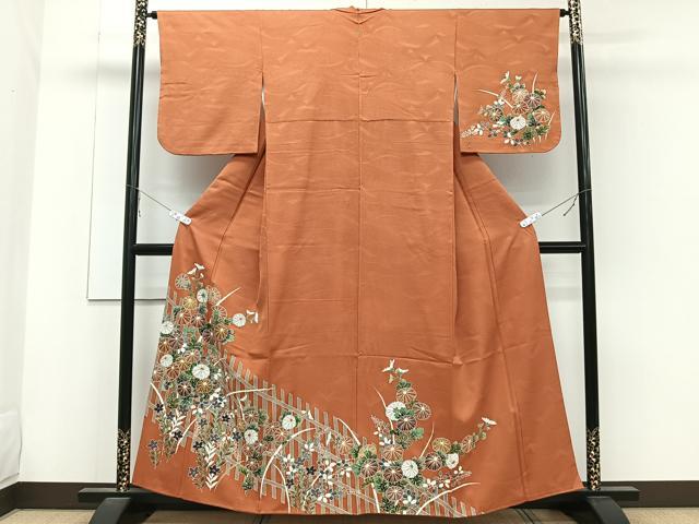 平和屋着物■訪問着 花籬 金彩 正絹 逸品 CABB8757xi